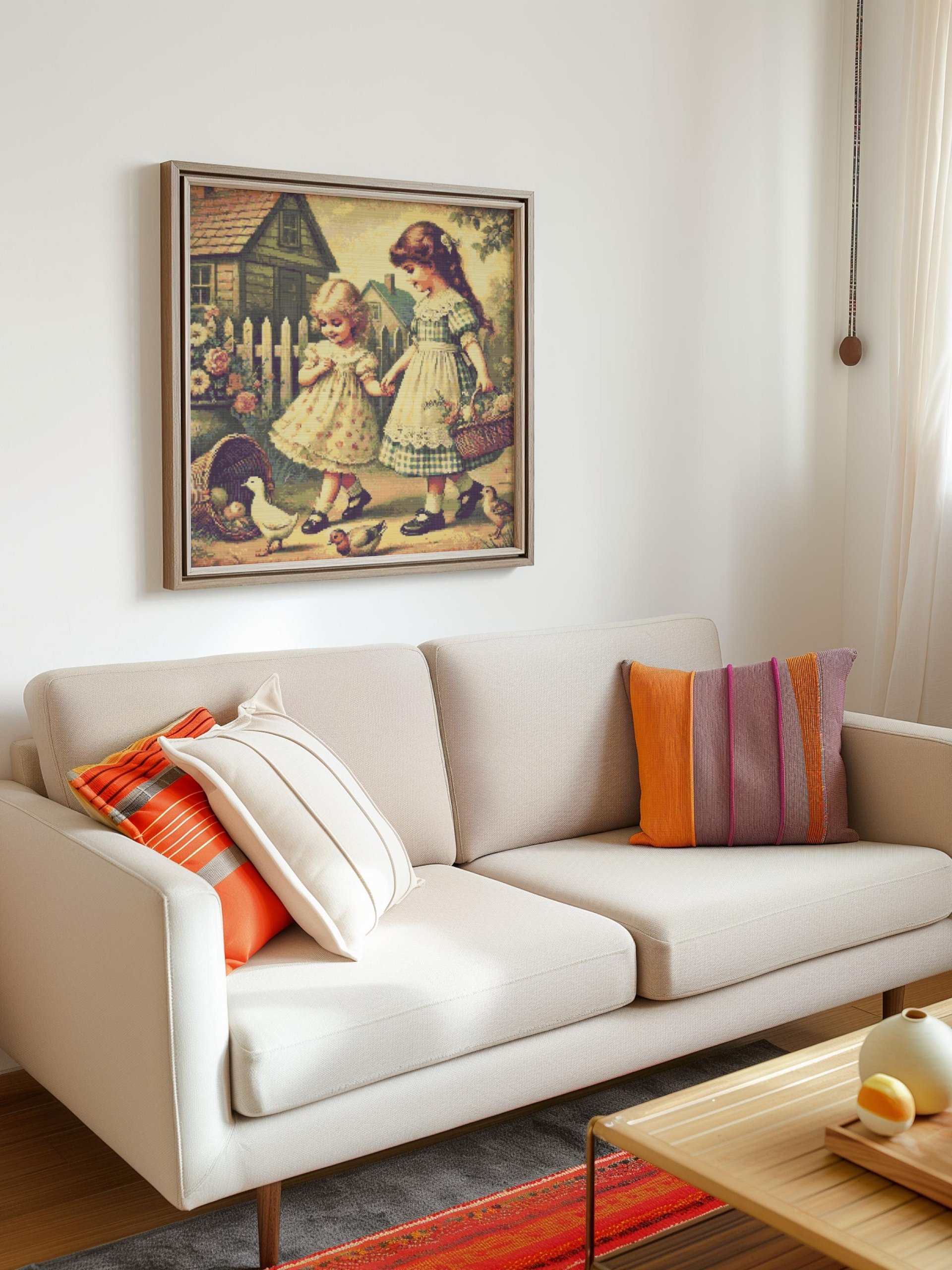 Little Ladies Walk Cross Stitch Pattern product image (6)