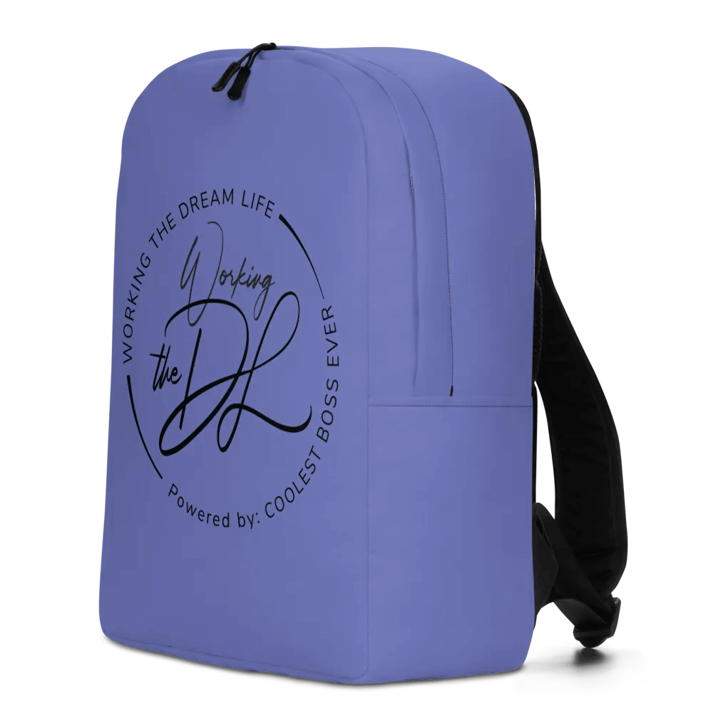 Work the Dream Life – Purple Minimalist All-Over Print Backpack for Work, Travel & Everyday Use product image (2)