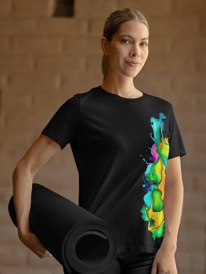 Vibrant Splash Ladies Tee product image (1)