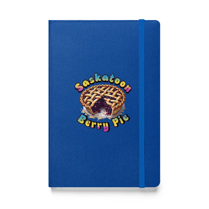 Saskatoon Berry Pie Hardcover Notebook product image (1)