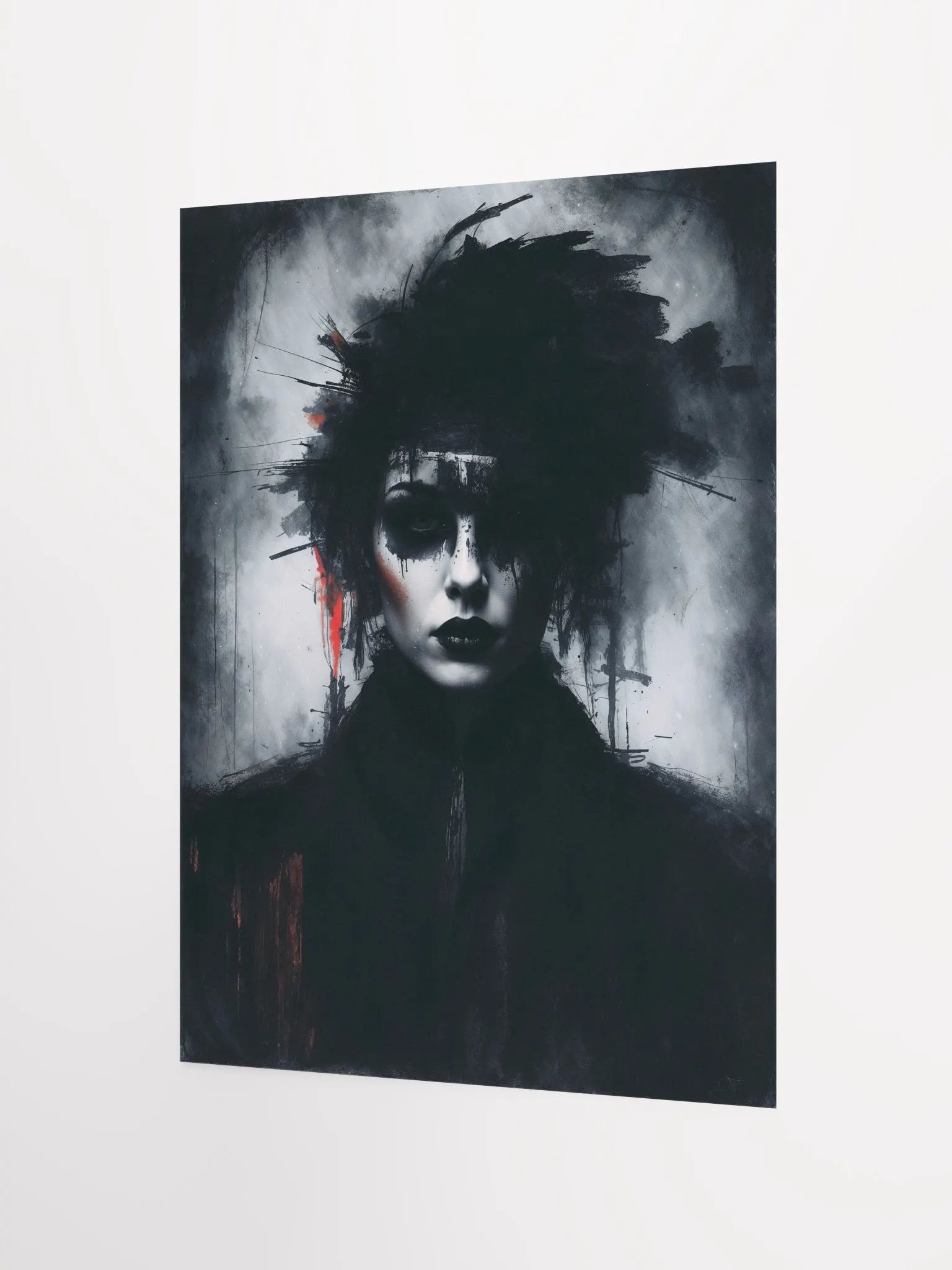 Ink Noir: Moody Portrait Matte Poster product image (3)