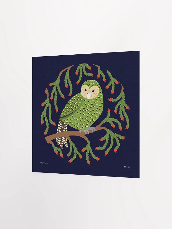 Kākāpō in Rimu Unframed Wall Art product image (7)