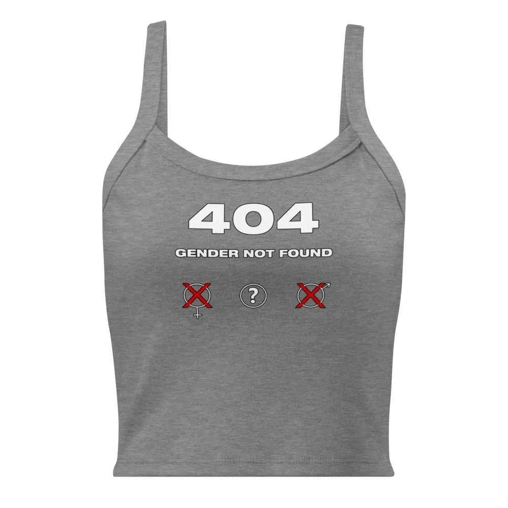 404 Gender not Found Crop Tank product image (1)