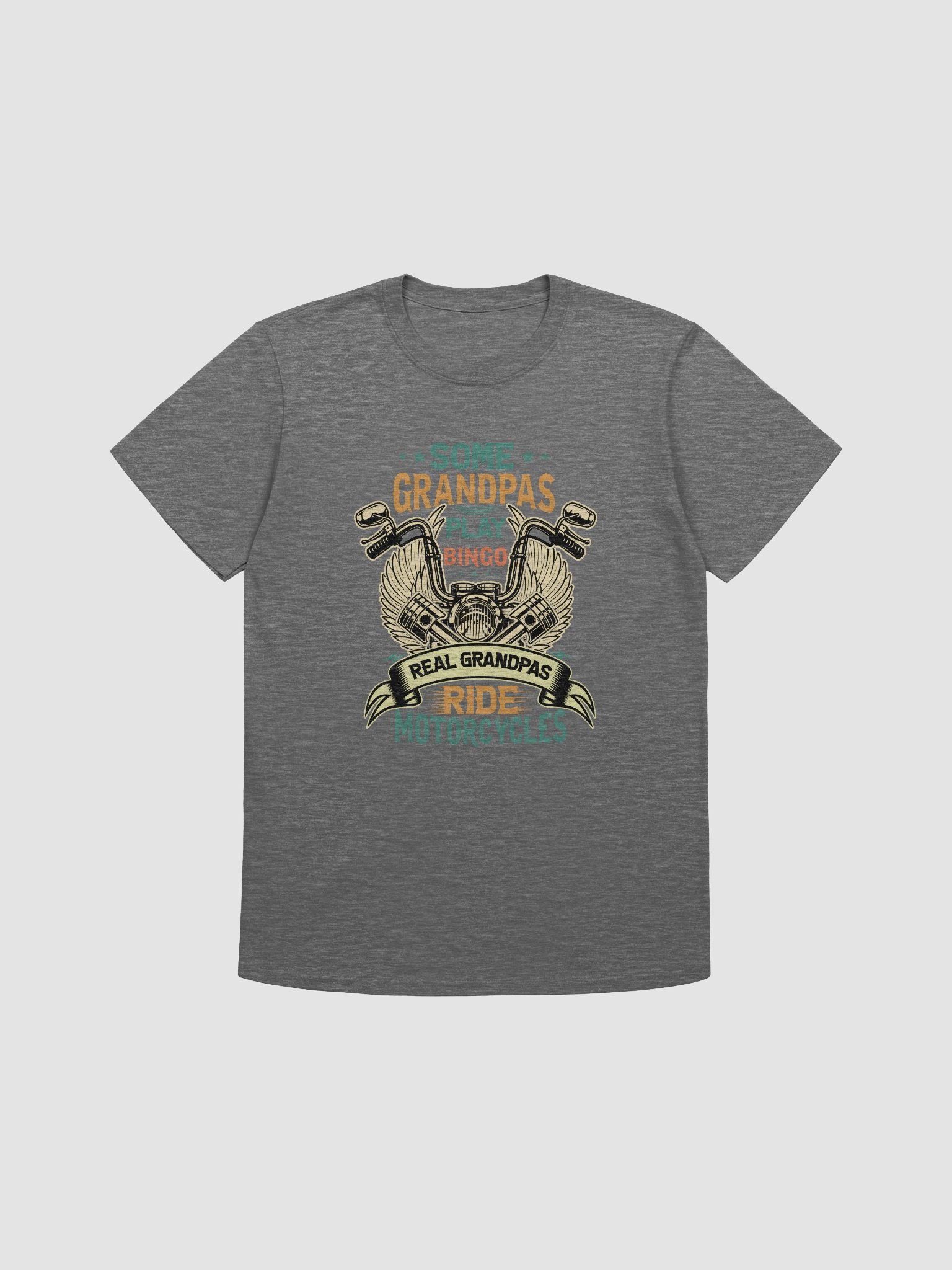 Some Grandpas Play Bingo Real Grandpas Ride Motorcycles Gifts For Grandpa T-shirt product image (1)