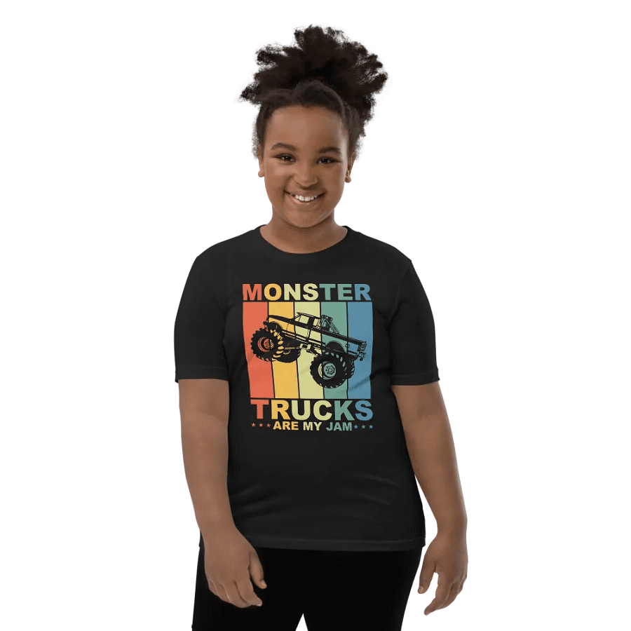 Jammin' Monster Trucks Youth T-Shirt product image (10)