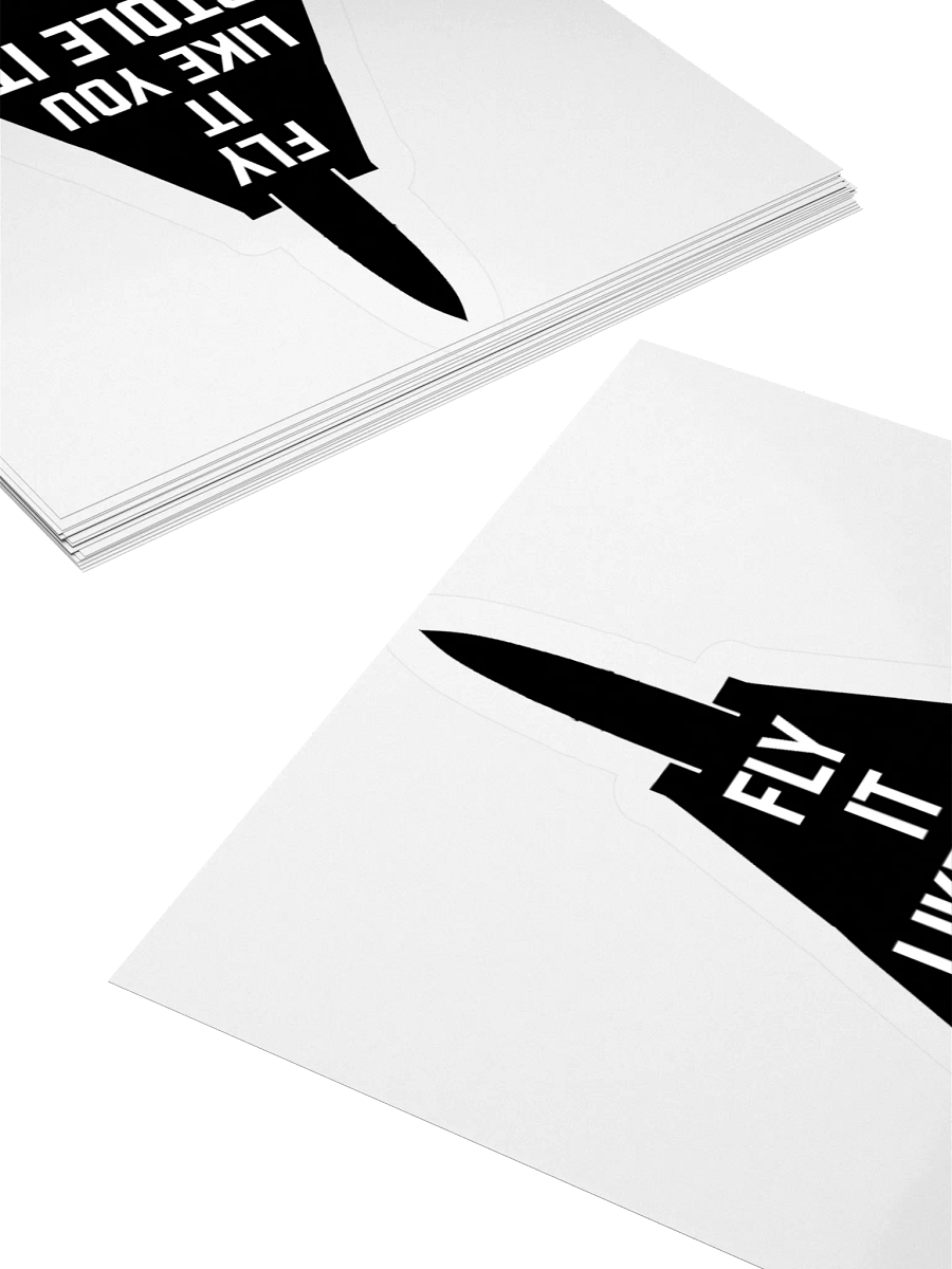 Fly it like you stole it - Sticker product image (13)