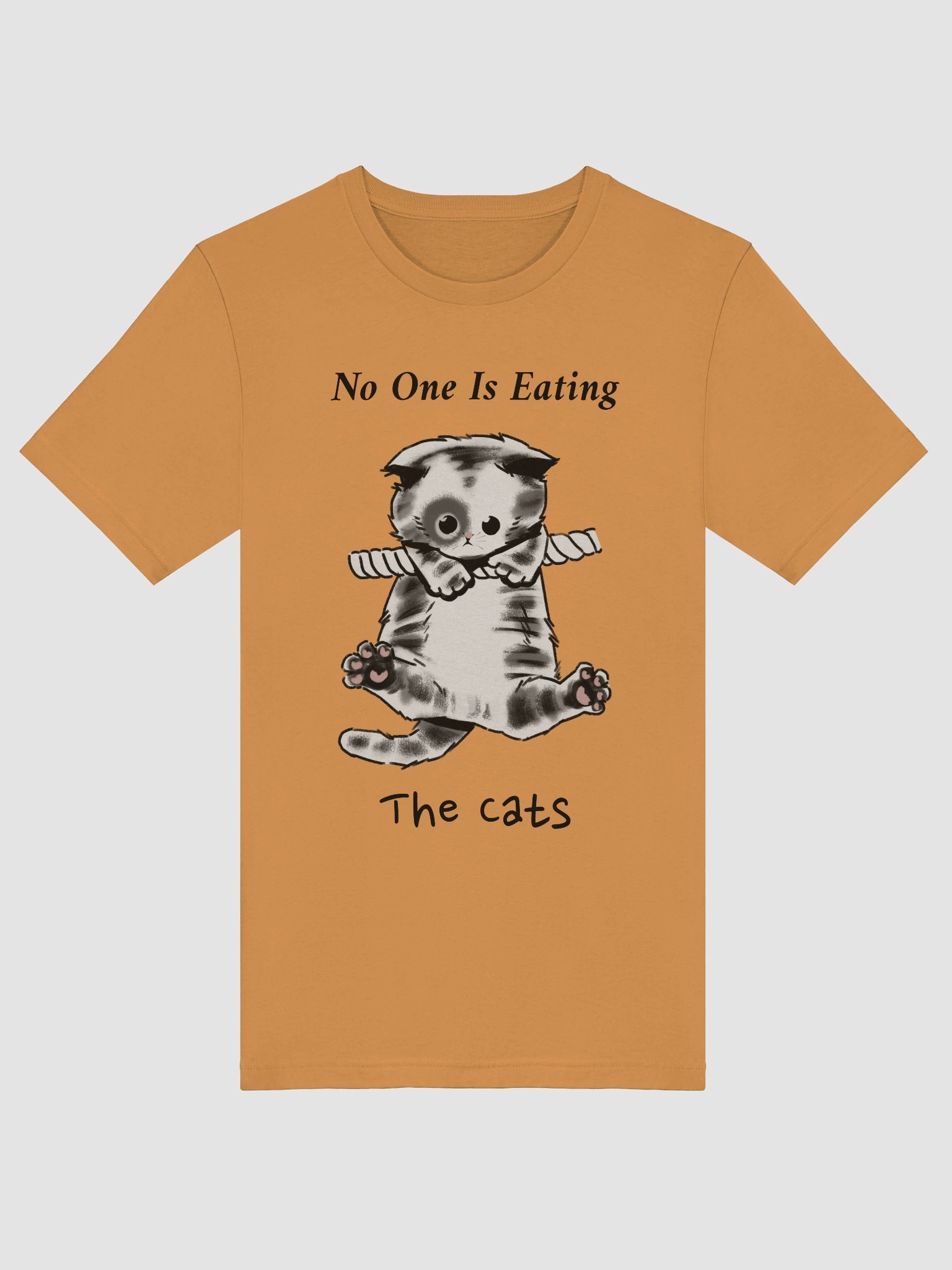 Whimsical Hanging Cat T-Shirt product image (51)