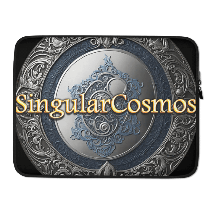 Singular Cosmos Black Laptop Sleeve product image (2)