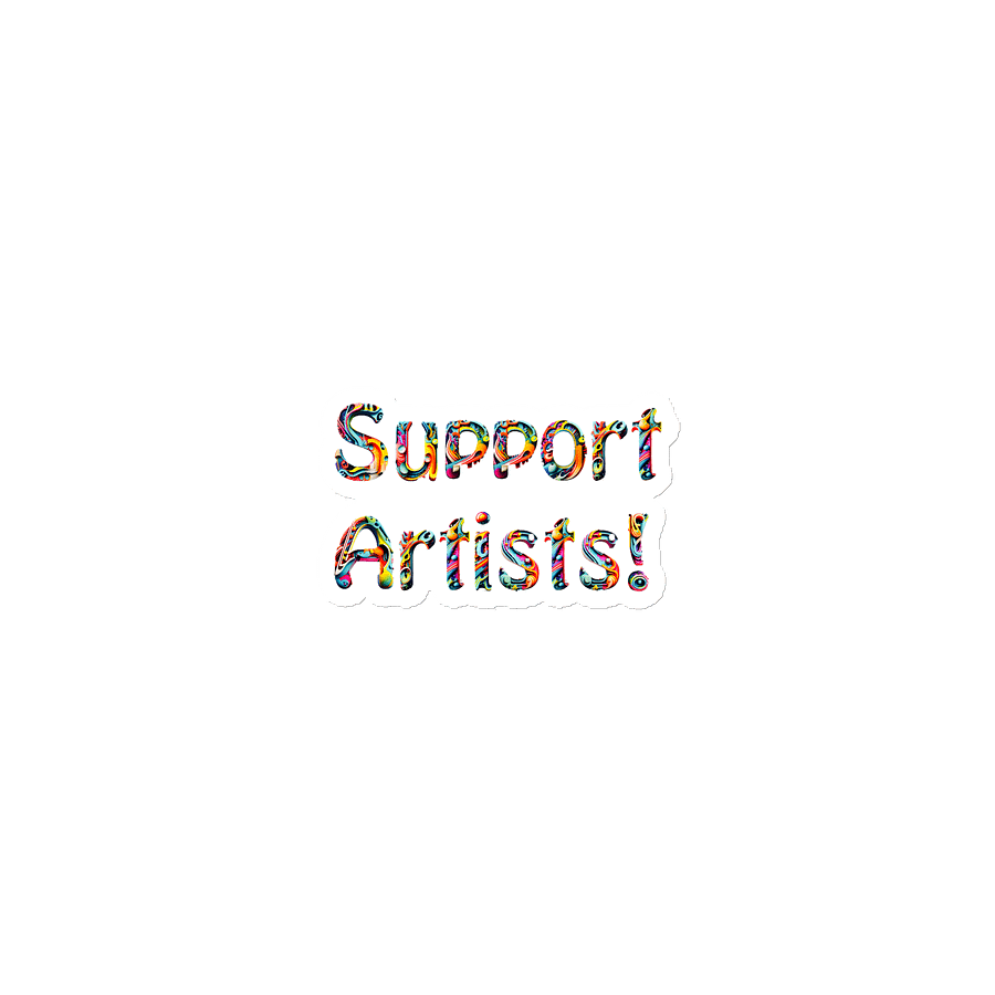Support Artists! Colorful Magnet product image (1)