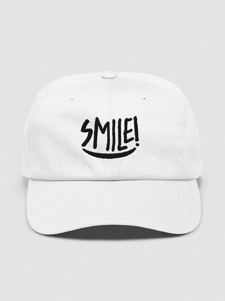 Cappellino “SMILE!” - ricamo nero product image (2)