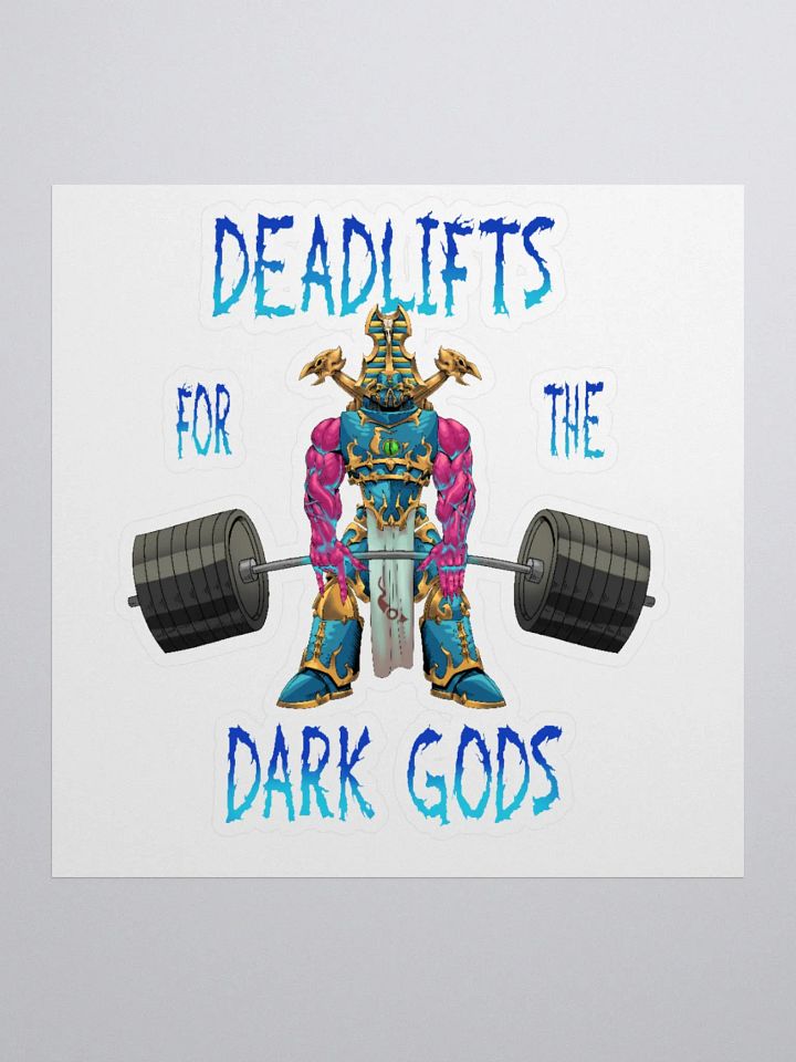 Deadlifts For The Dark Gods - Rubric Marine Sticker product image (2)