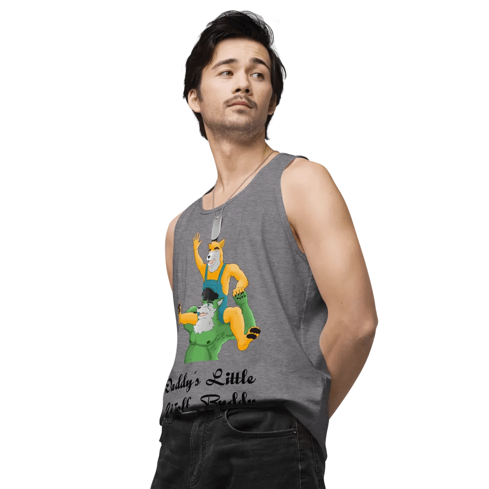 Daddys Little Wolf Buddy Premium Cotton Tank product image (4)