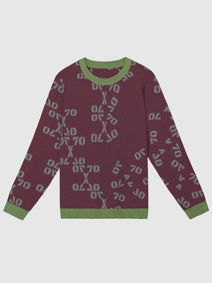 The Lives On HIGH | 777 | UNISEX Knitted Crewneck Sweater | 014 product image (1)