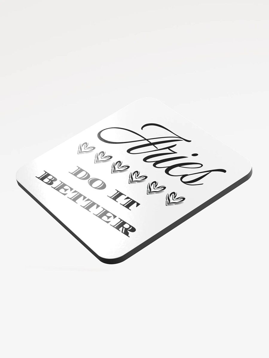 Aries Do It Better Glossed Cork Coaster product image (4)