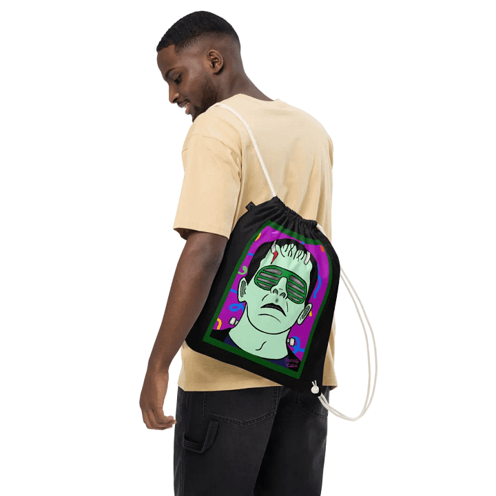 Frankenstein PARTY Drawstring Backpack product image (2)