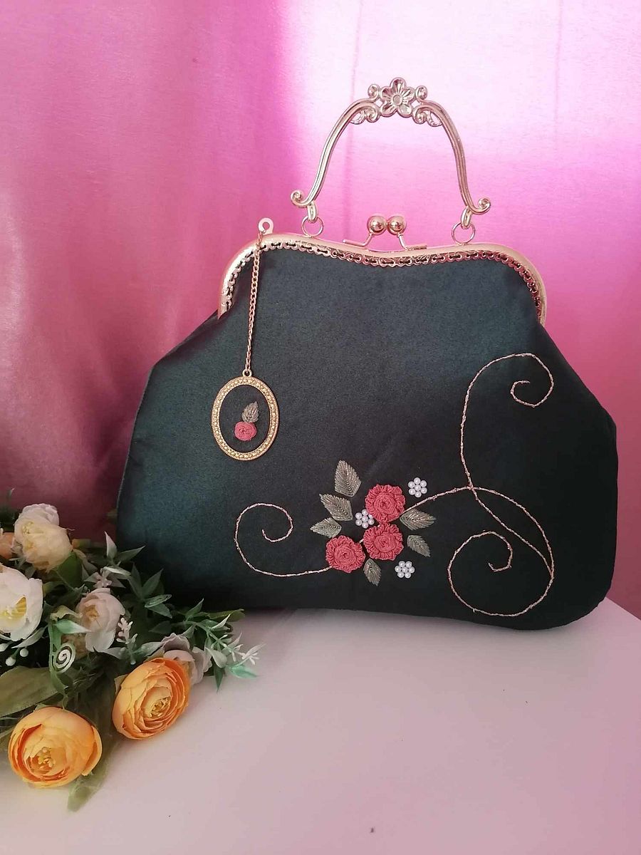 Vintage green handbag #1 product image (3)