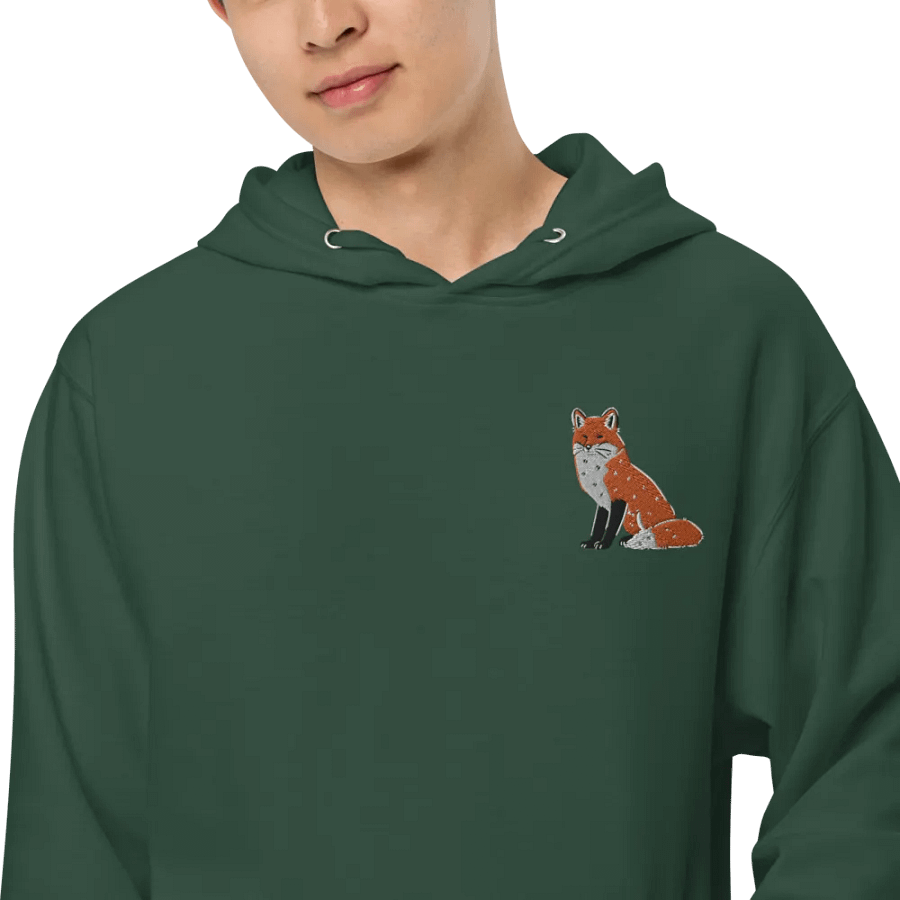 Peaceful Fox Midweight Hoodie product image (6)