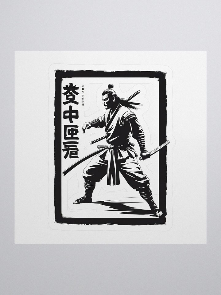 Samurai Action Kiss-Cut Stickers product image (1)