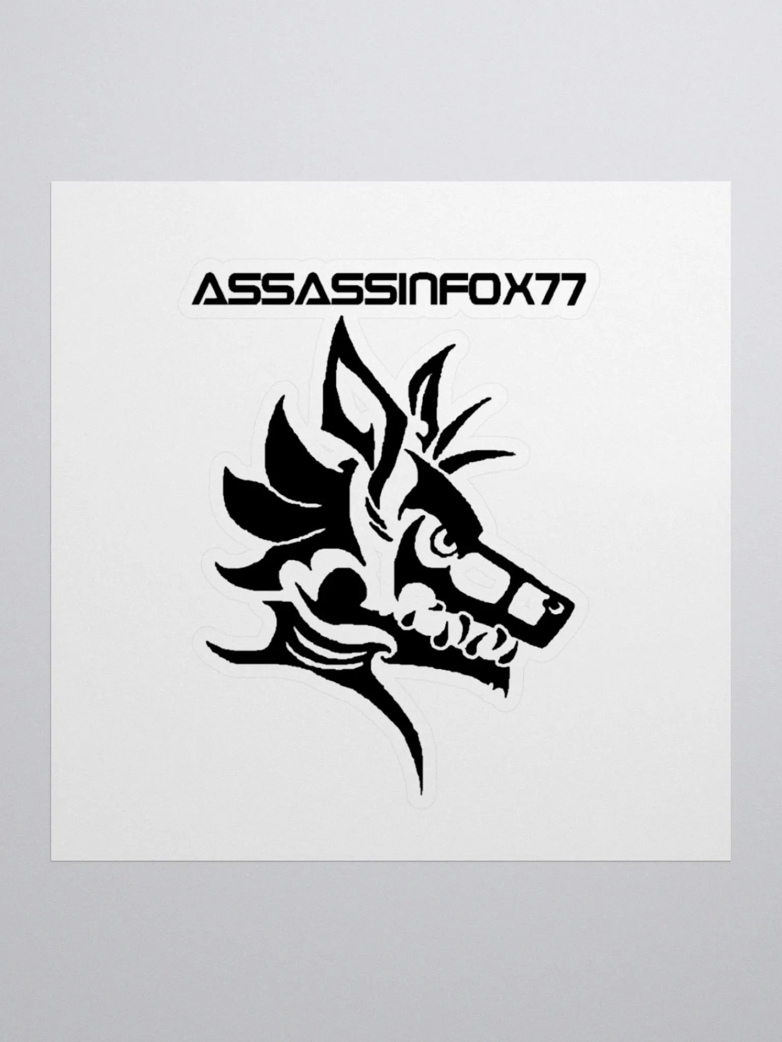 AssassinFox77 Sticker (verschiedene Größen) product image (3)