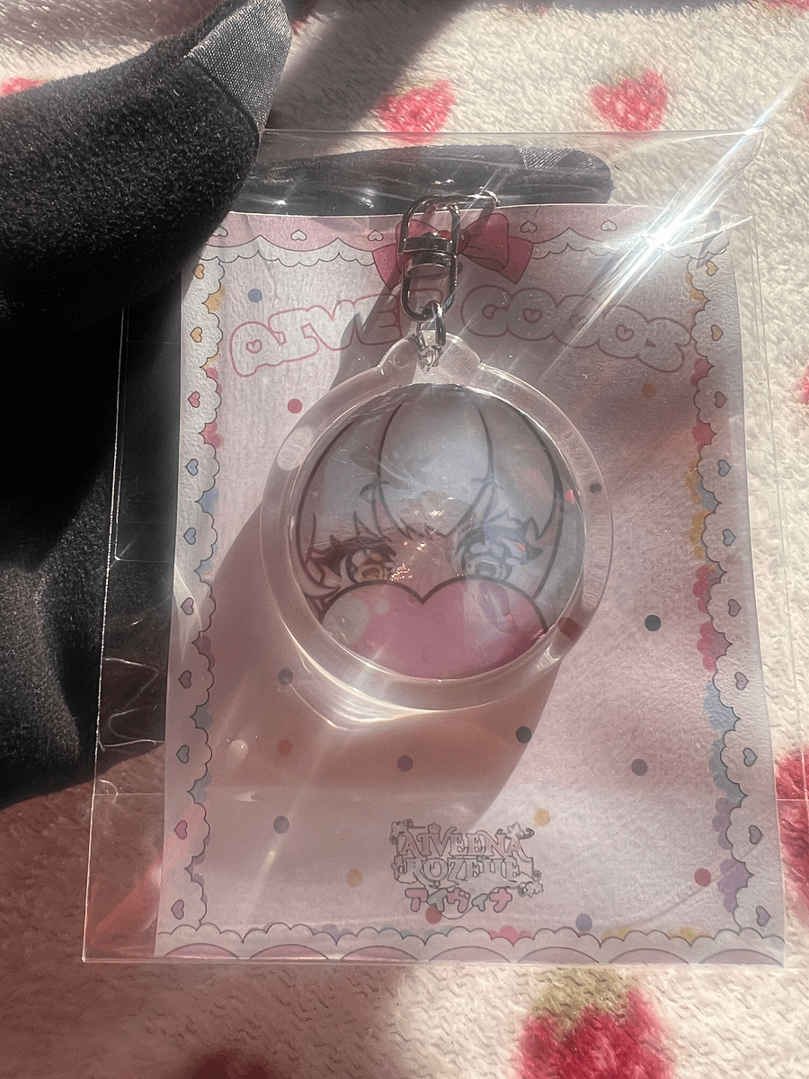 Circle Heart Acryllic Keychain product image (3)