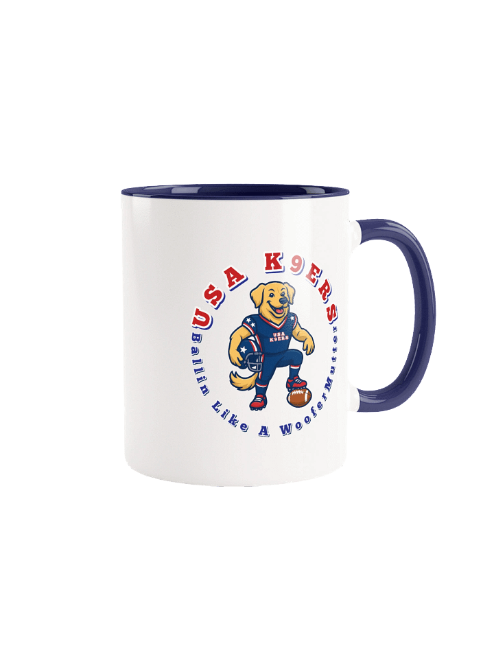 Golden Retriever USA K9ERS Football Mug product image (2)