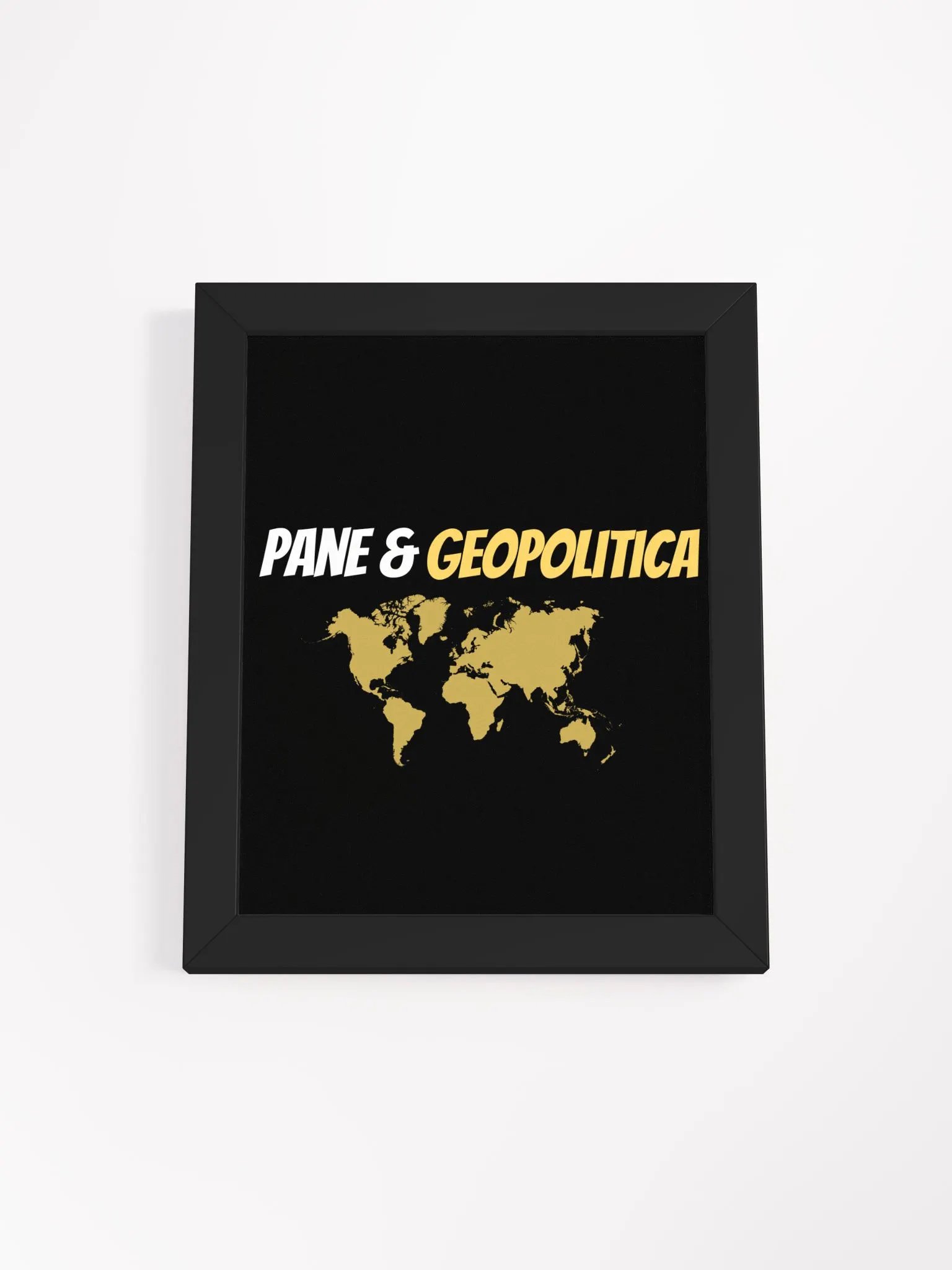 POSTER CON CORNICE " PANE&GEOPOLITICA" product image (6)