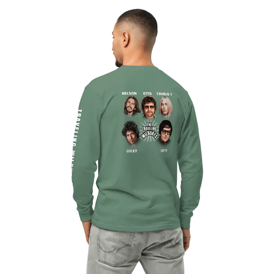 Traveling Wilburys All Five Members Long Sleeve T-Shirt product image (3)