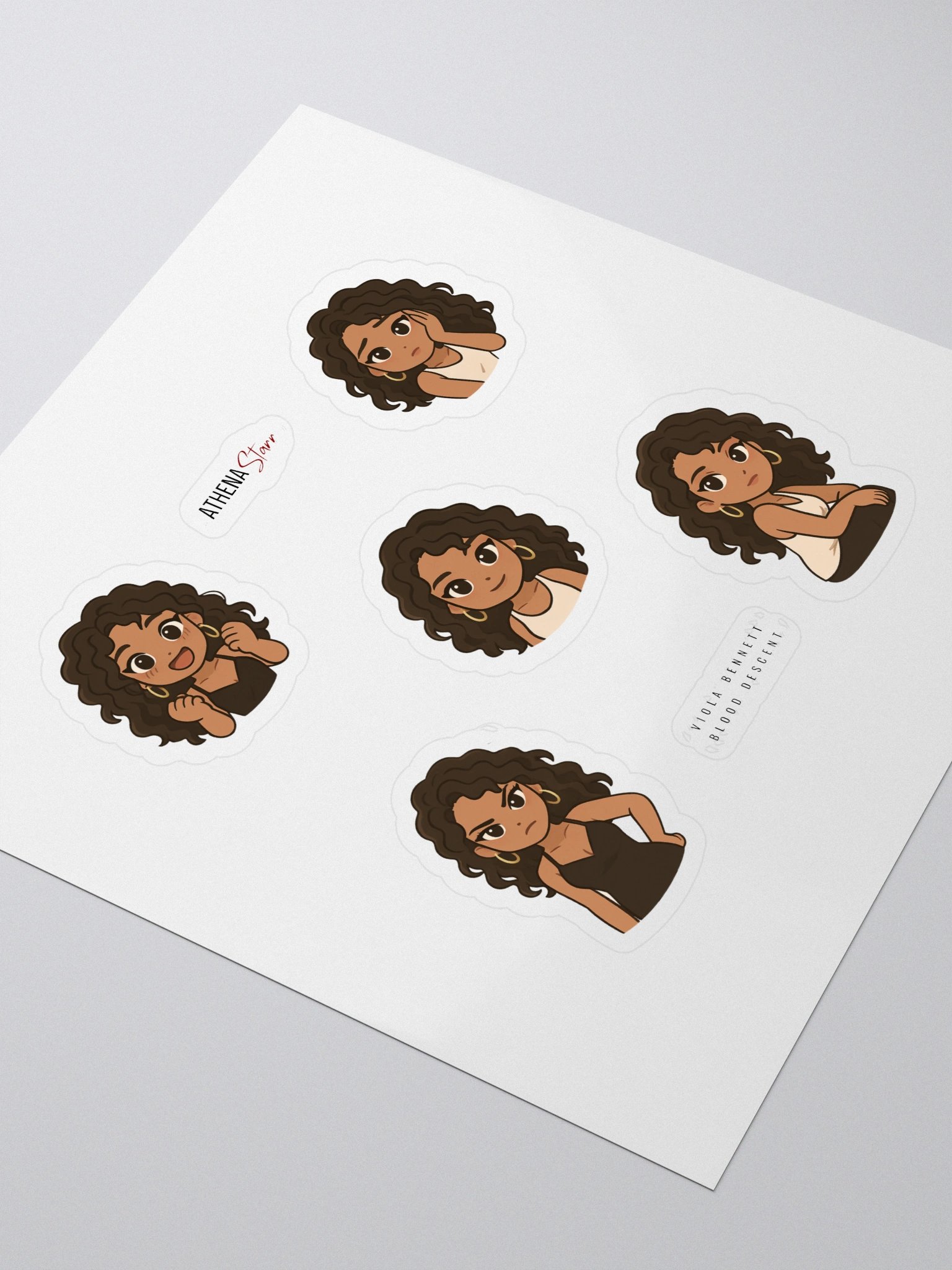 Viola Bennett Sticker Set – Blood Descent product image (3)