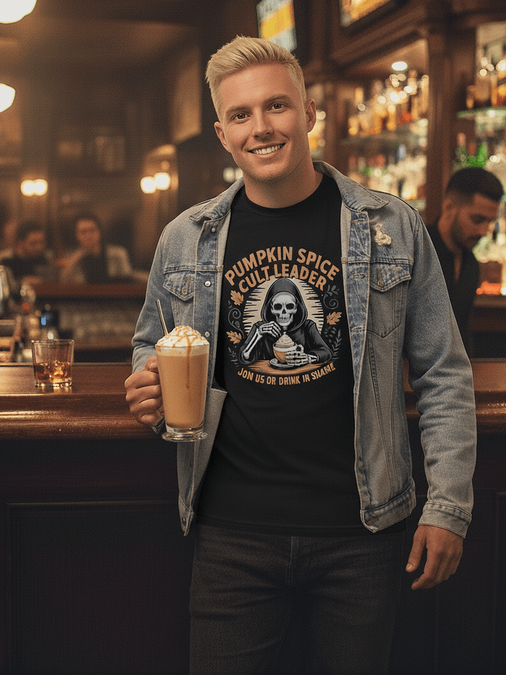 Pumpkin Spice Cult Leader T-Shirt product image (1)