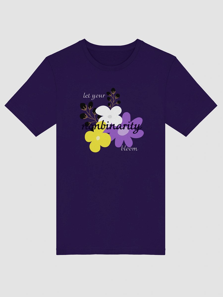 let your nonbinarity bloom t-shirt product image (5)