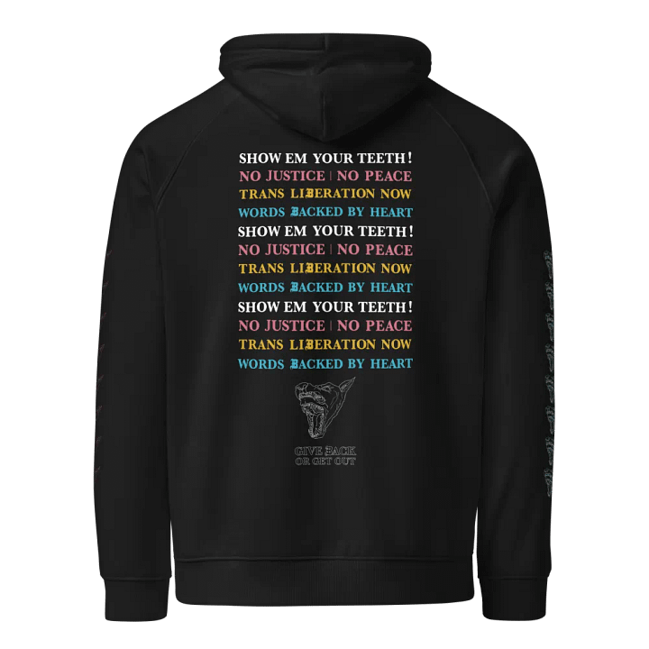 Sharp Teeth, Sharp Words hoodie product image (2)