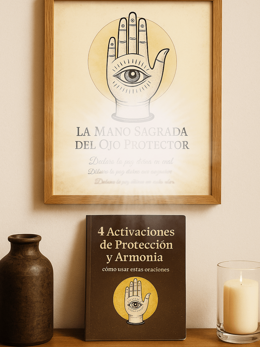 La Mano Sagrada del Ojo Protector - Arte Místico para la Paz Interior y la Protección Energética product image (1)