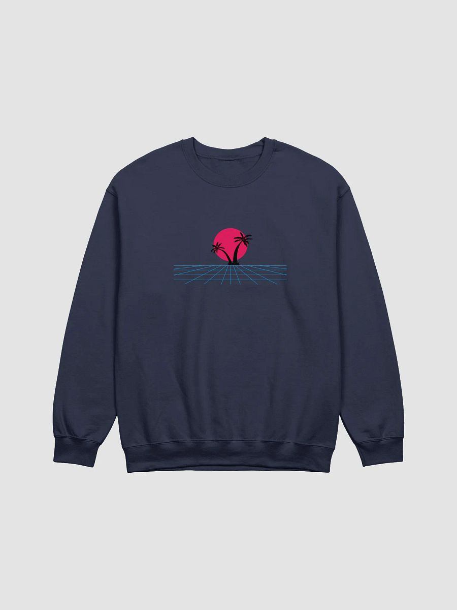 Retro Futuristic Palm Trees Crewneck product image (1)