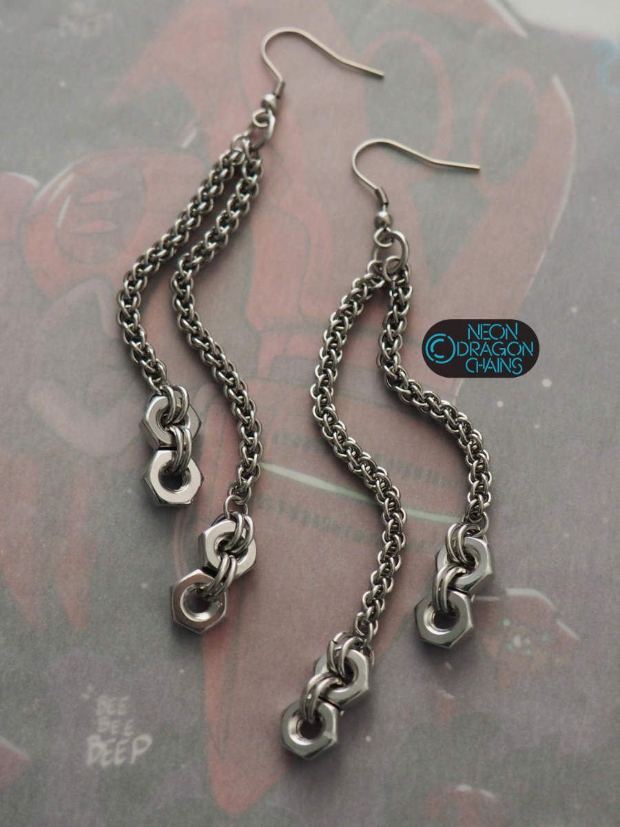 Astral Hex Nut Earrings product image (1)
