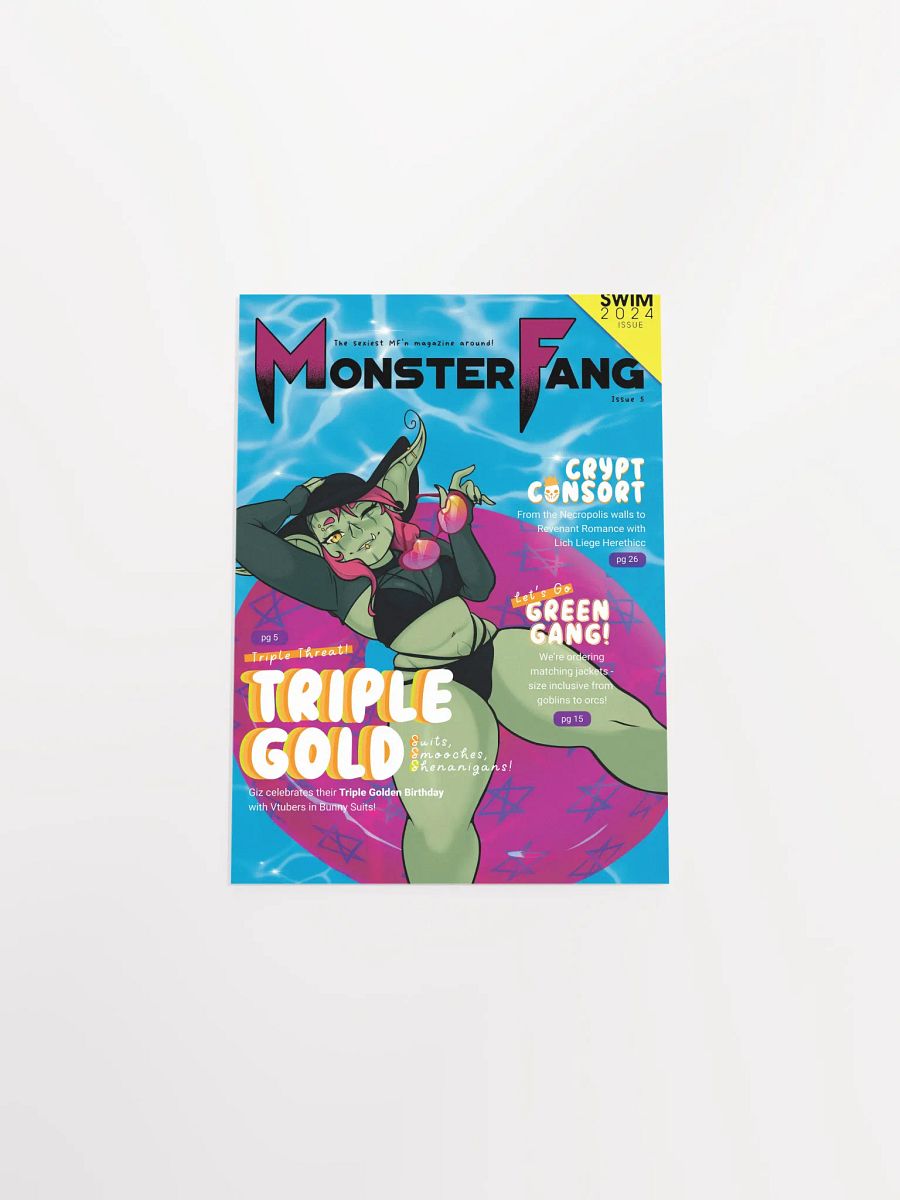 Giz Monster Fang Summer print product image (4)