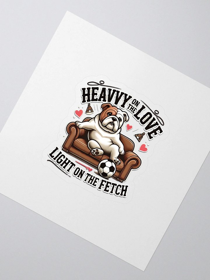 Bulldog Love Sticker product image (2)