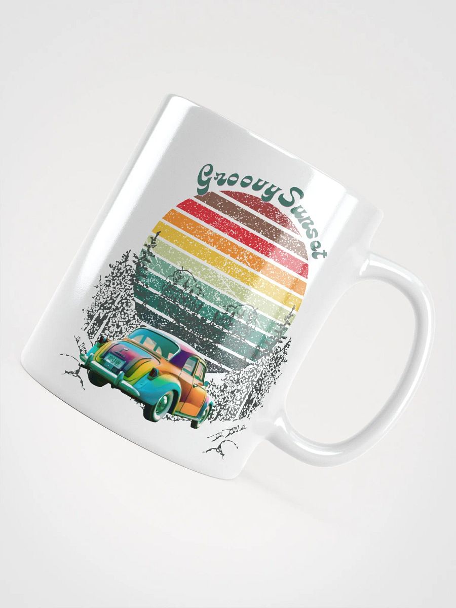 Retro Rainbow Car / Groovy Sunset Mug product image (8)
