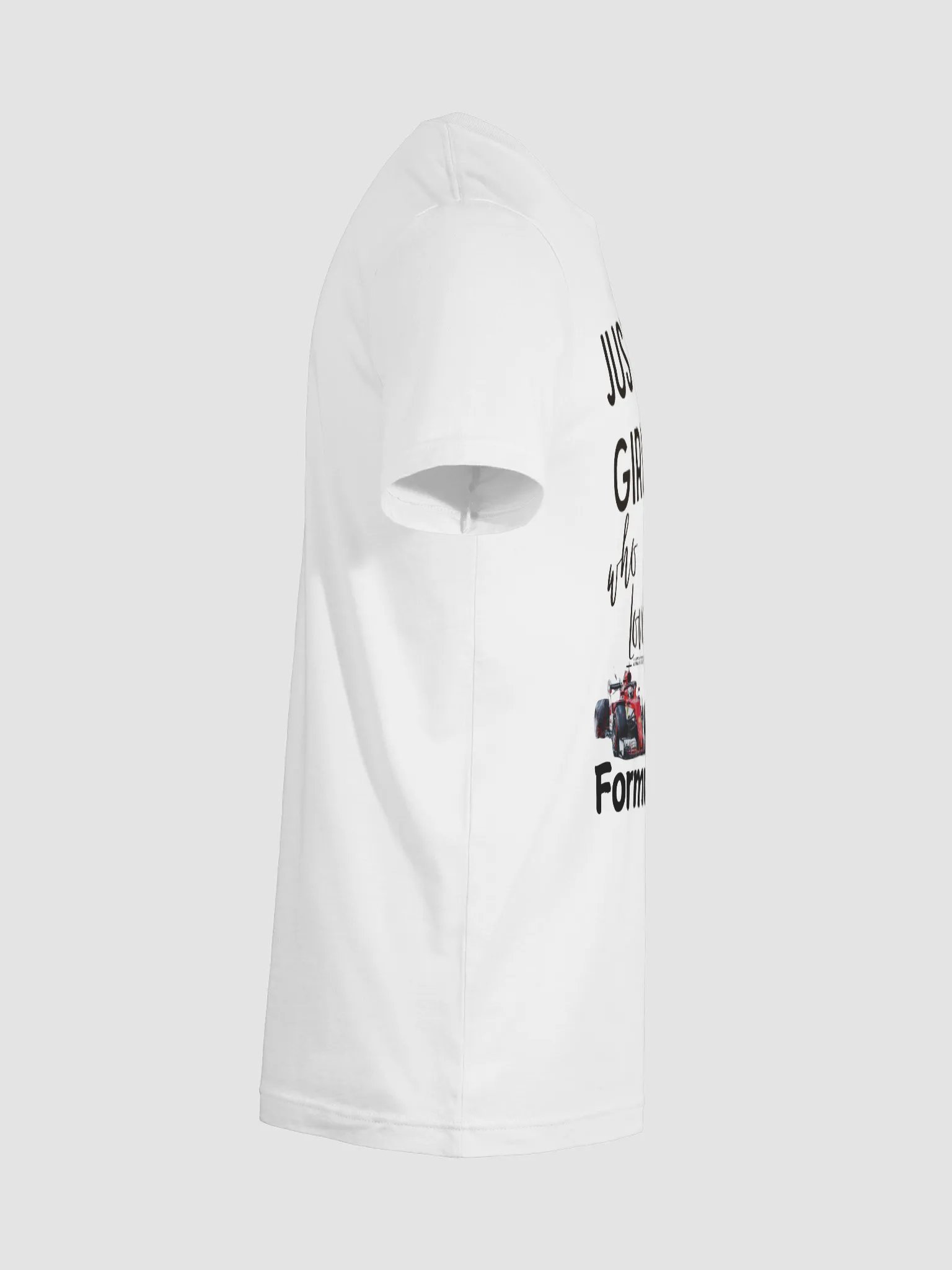 Racing Chic: Just a Girl T-Shirt product image (8)