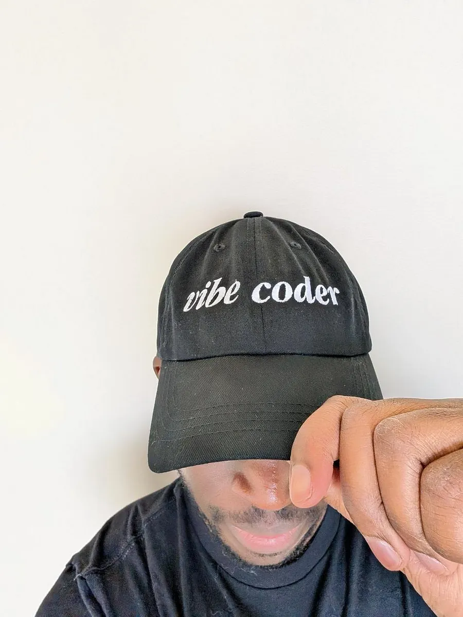 vibe coder hat - 100% cotton product image (10)