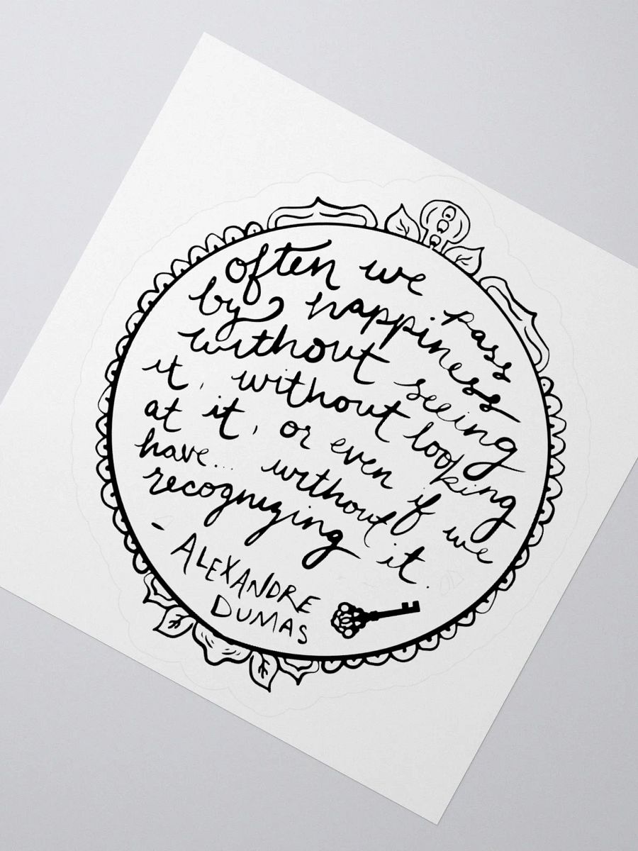 "Recognize Happiness" Sticker product image (2)