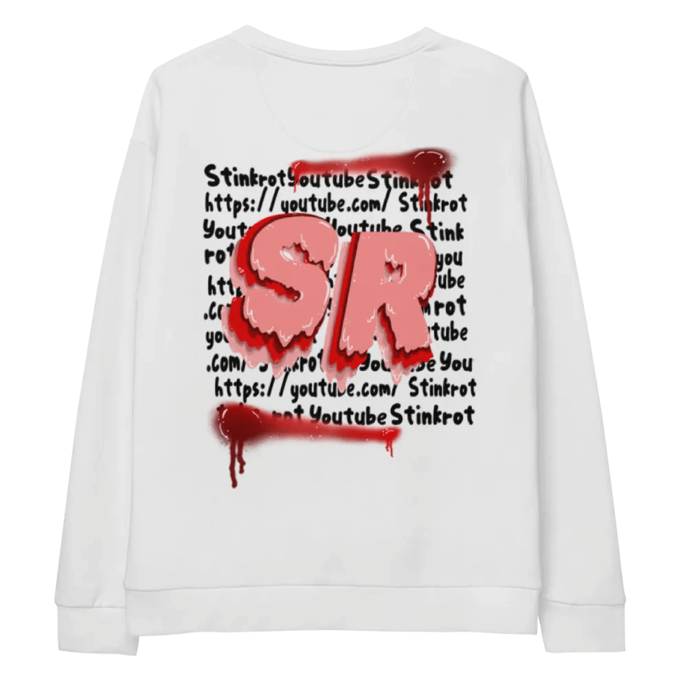 White Stinkrot Youtube Crewneck product image (11)