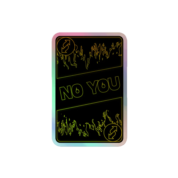 NO YOU Reverse Holo Card product image (2)