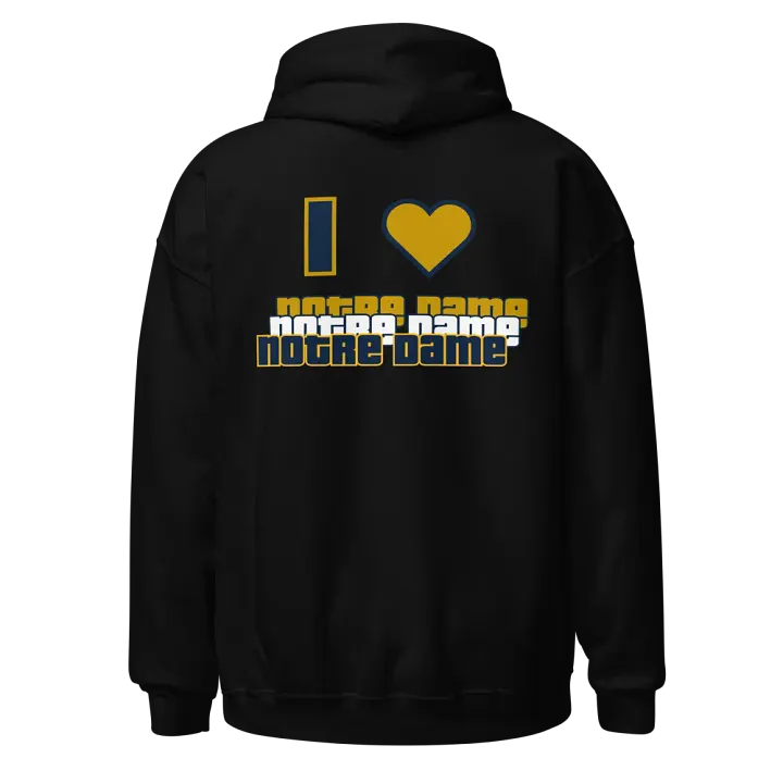 "I love Notre Dame" Hoodie product image (1)