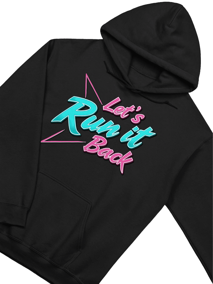 Retro 'Let's Run it Back' Typography Hoodie product image (7)