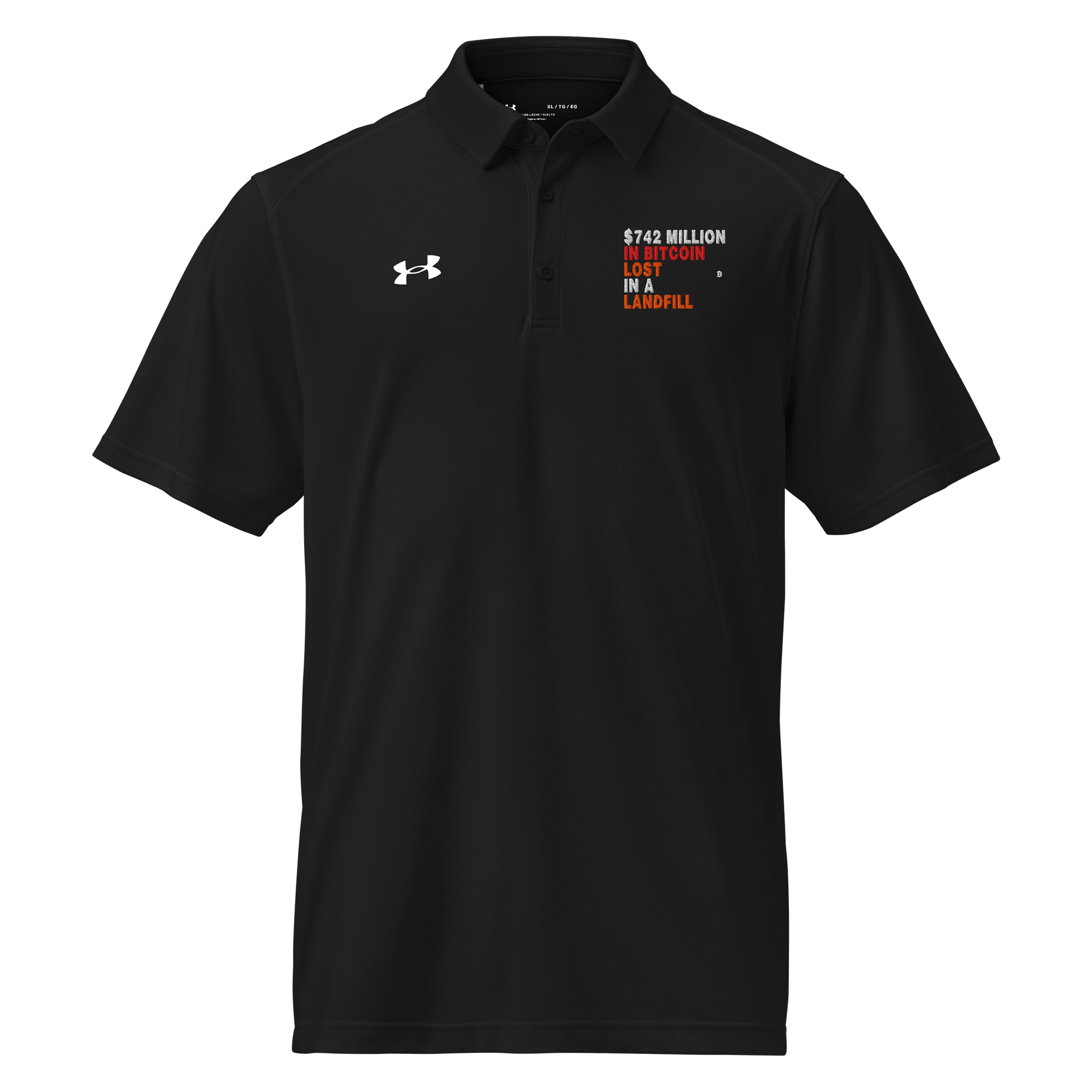 Bitcoin Lost Landfill Men's Polo Shirt product image (1)