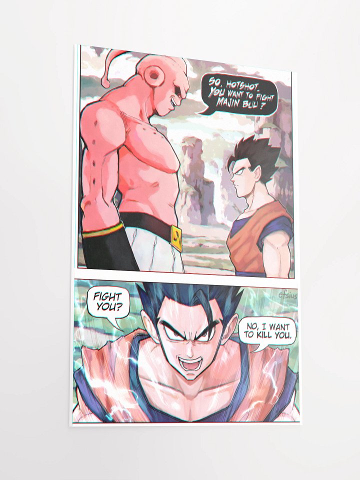 Gohan aura moment 12x18 in. product image (2)