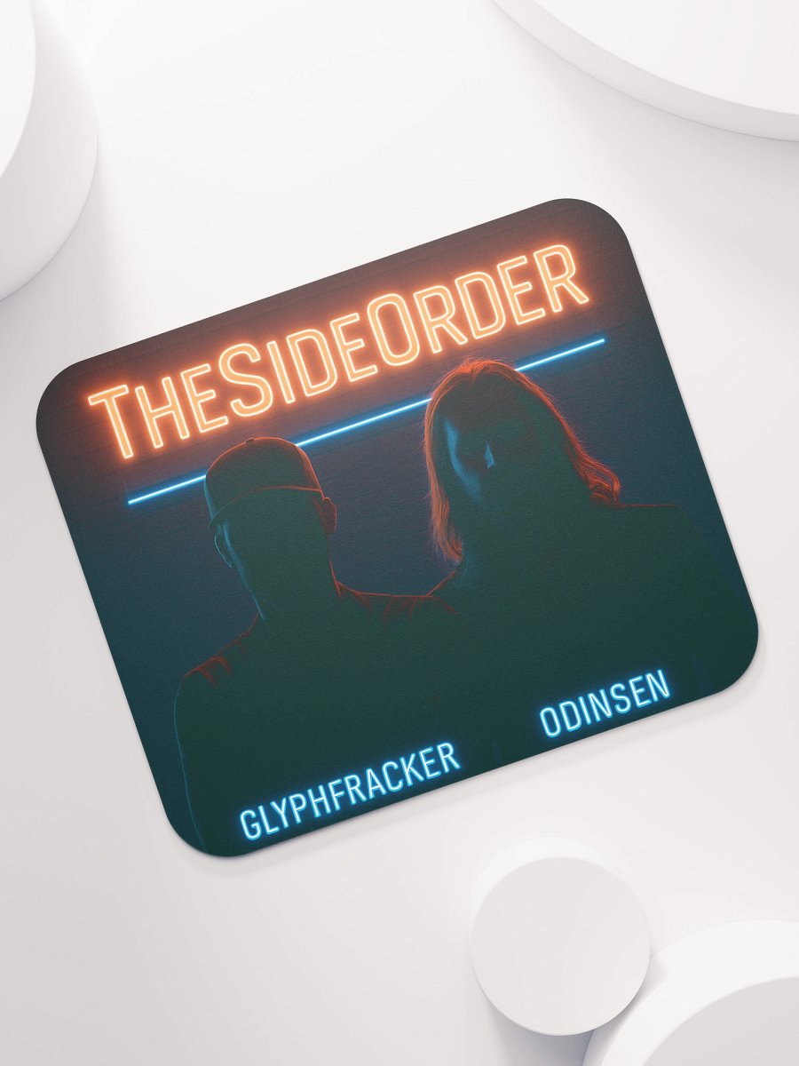 Neon Silhouette Mouse Pad - TheSideOrder x GlyphFracker x Odinsen product image (7)