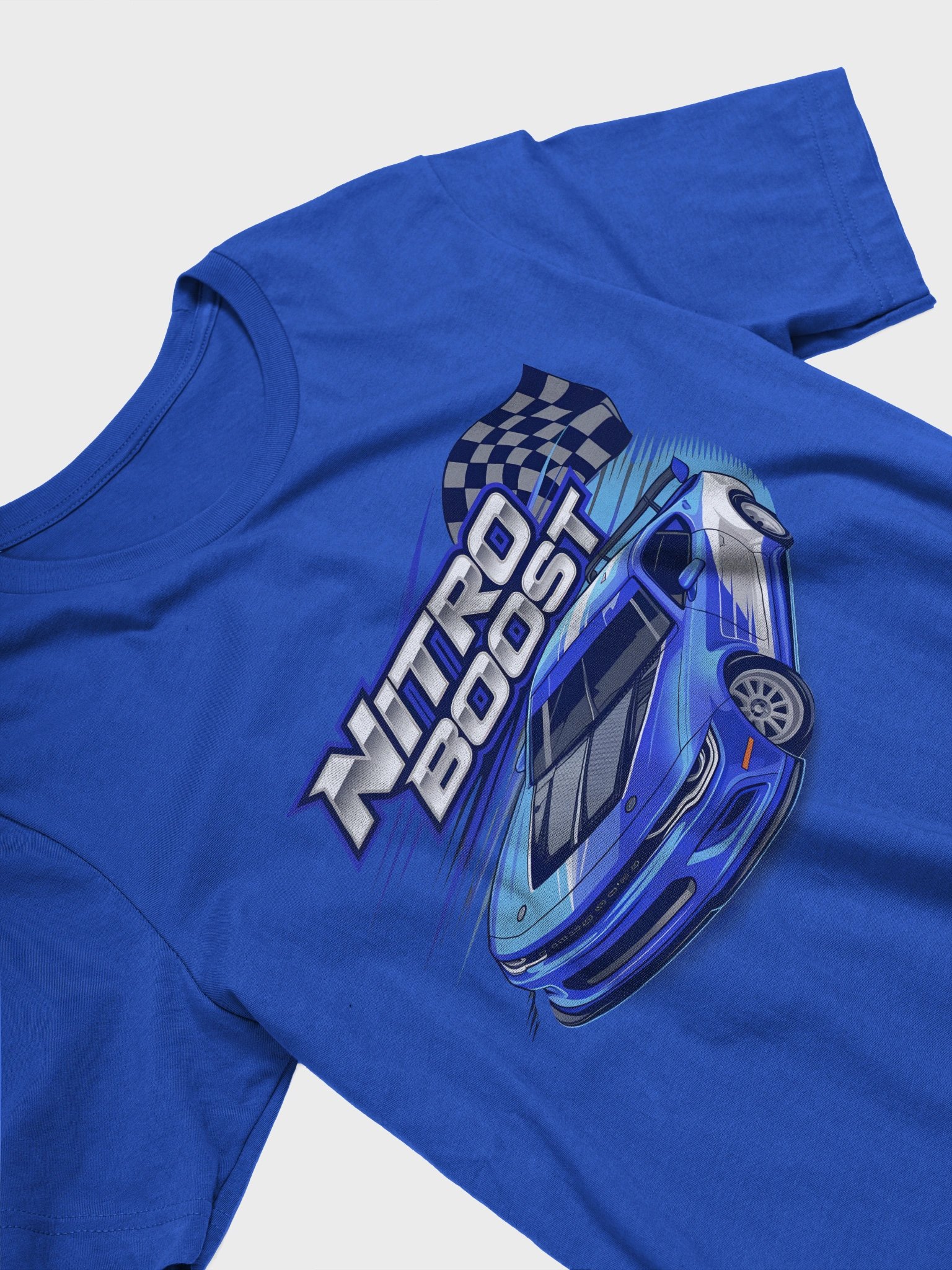 Nitro Boost Racing Car T-Shirt – Speed Design for Motorsport Fans - Hein Signature Studios product image (3)