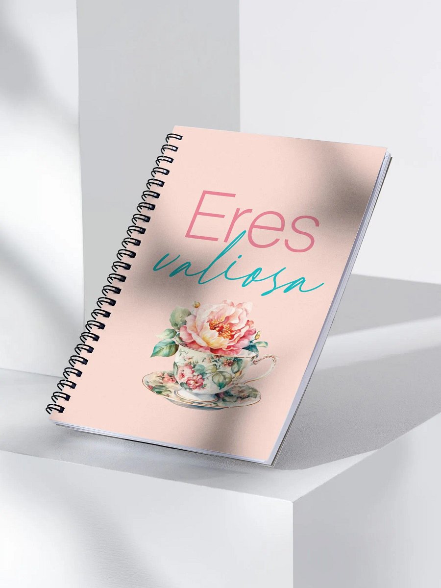 Eres valiosa Spiral Notebook product image (3)