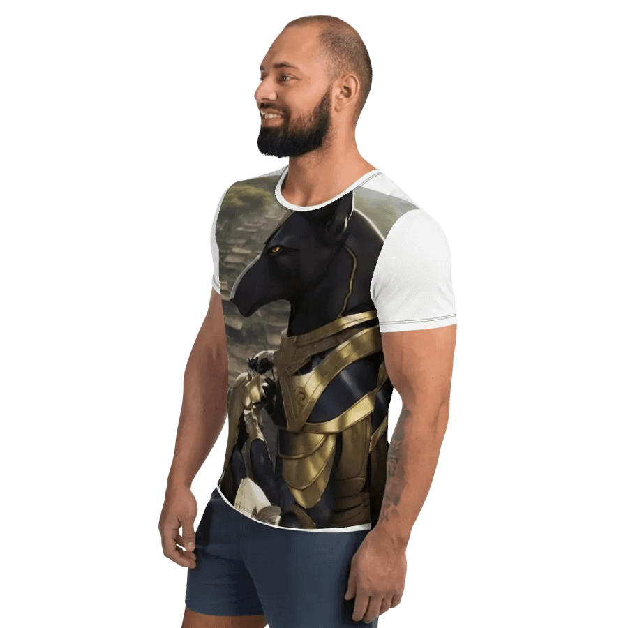 Mythical Jackal Warrior All-Over Print Athletic T-Shirt product image (5)